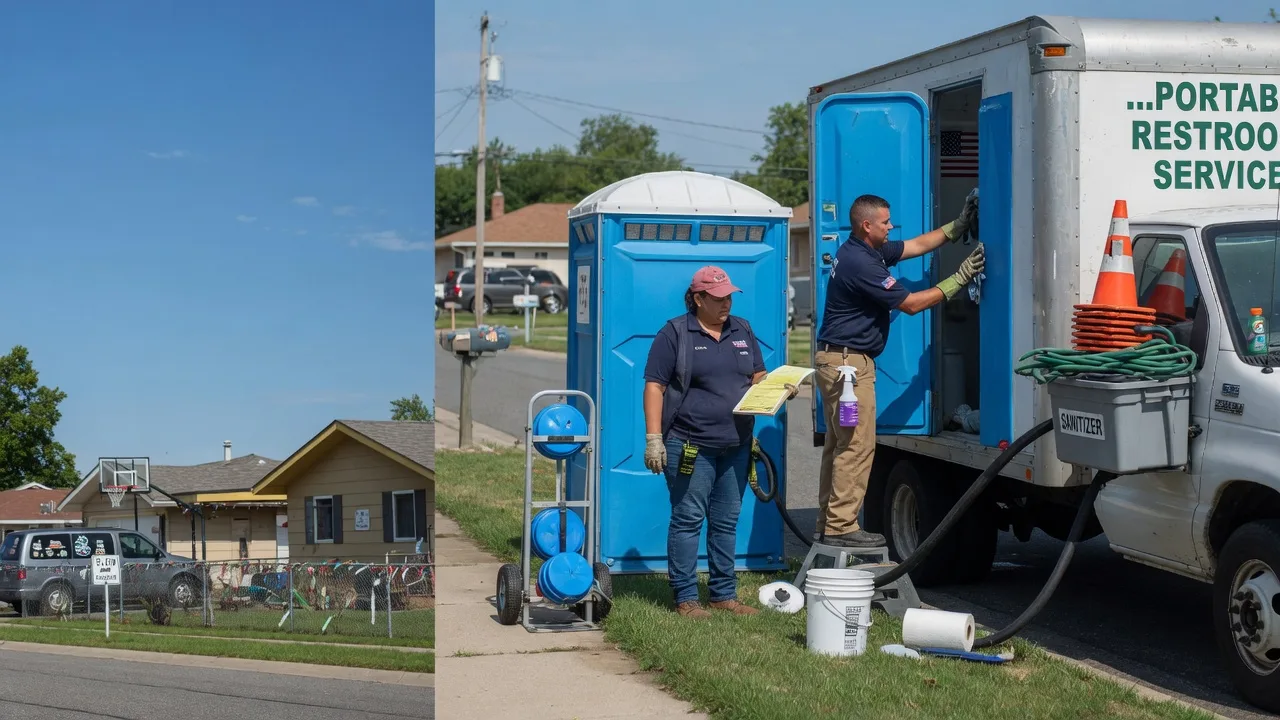 Portable Toilet Rental in Colfax, IL near me
